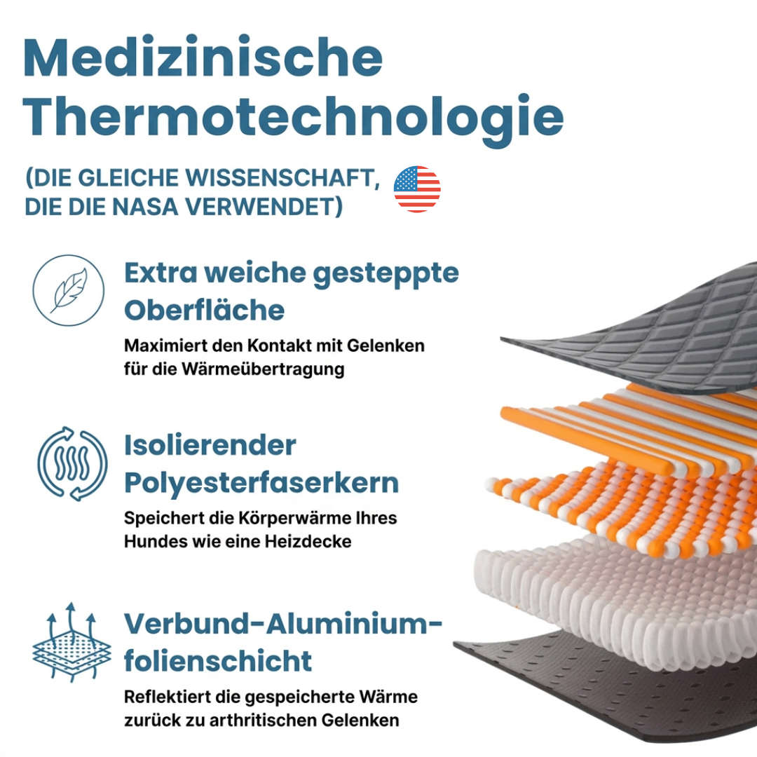 Reflektierende Hundematte