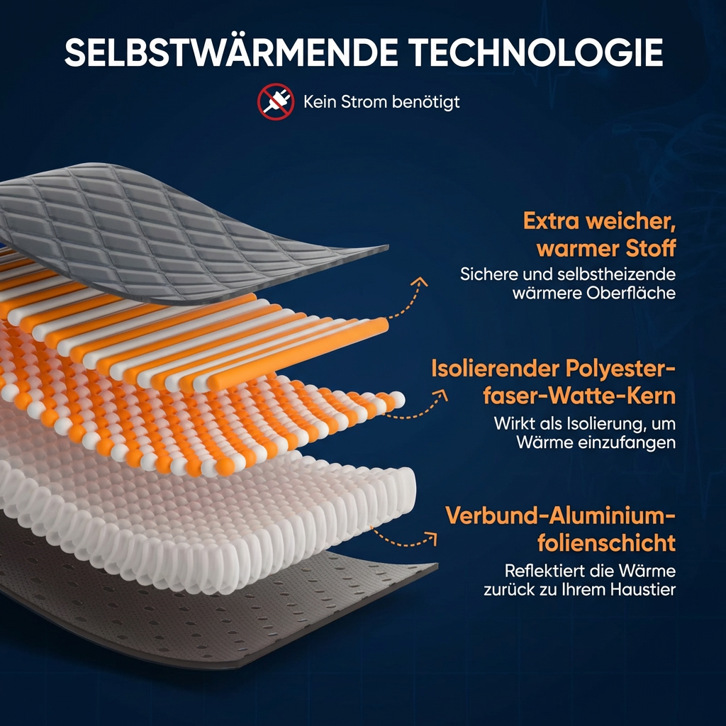 Reflektierende Hundematte