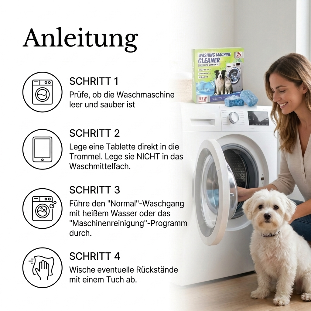 Pawloo Waschmachinenreiniger
