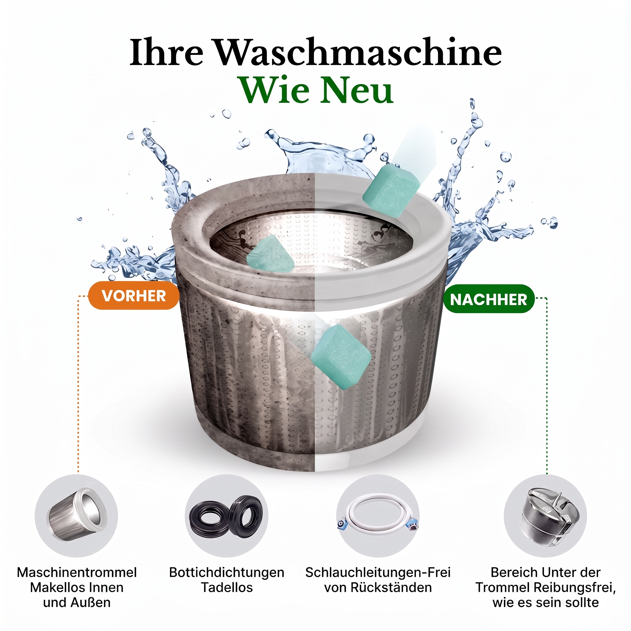 Pawloo Waschmachinenreiniger